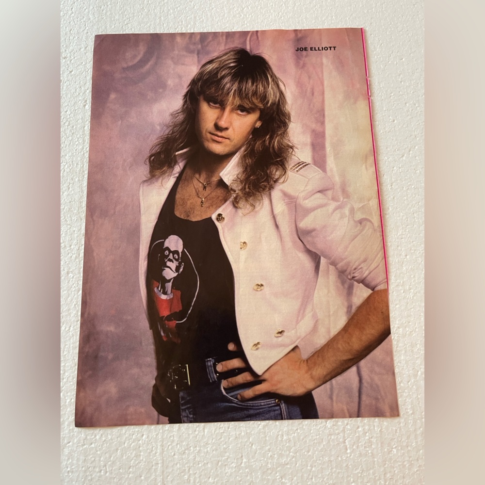 Def Leppard Joe Elliott pinup